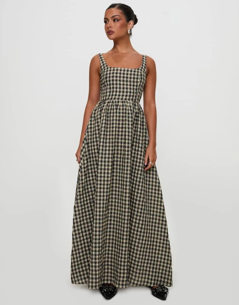Shop Princess Polly Tavison knitted sleeveless maxi dress in green stripe  on Sale at BeyondStyle  Get 60% Off Princess Polly Tavison knitted  sleeveless maxi dress in green stripe with Limited-Time Flash