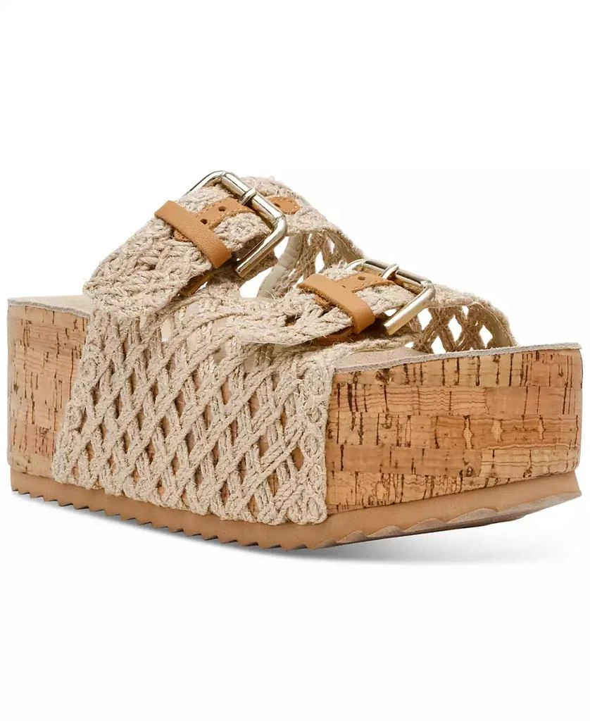 Steve Madden Women's Kali High Platform Footbed Sandals 1