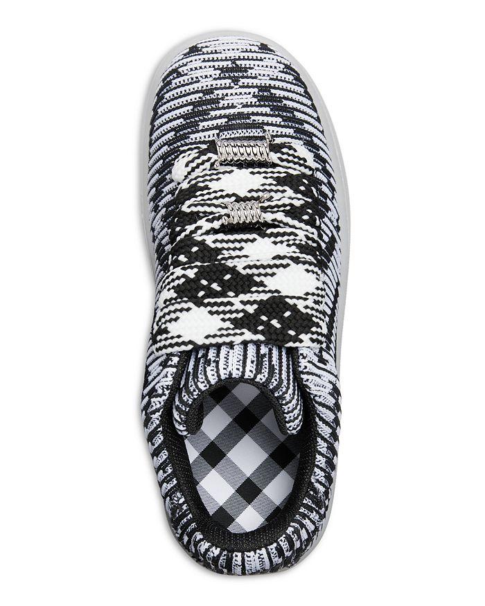 Burberry Men's Check Knit Low Top Sneakers