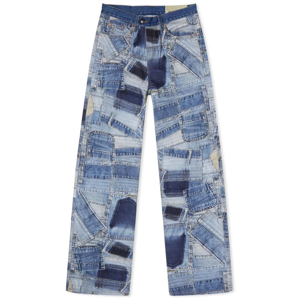 Andersson Bell Andersson Bell BRNO Patchwork Print Wide Jean 1