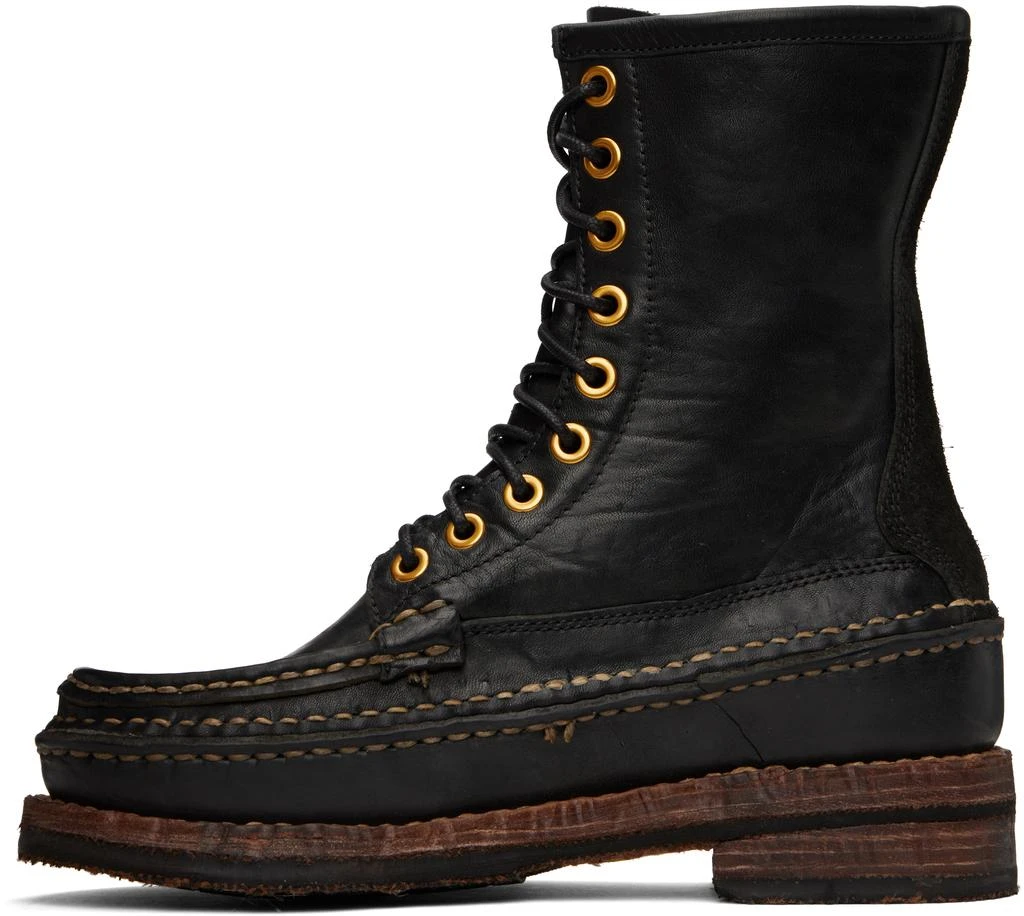 VisVim Black Grizzly Camper Hi-Folk Boots 3