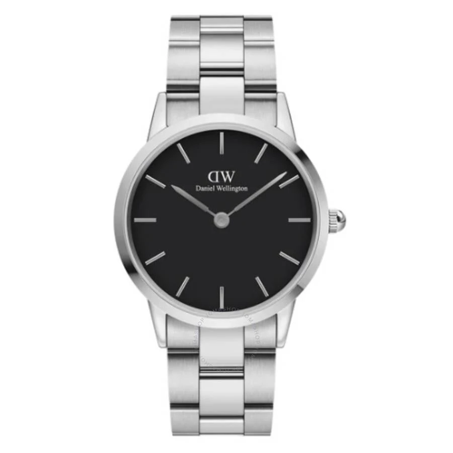 Daniel Wellington Iconic Link Quartz Black Dial Ladies Watch DW00100208 1