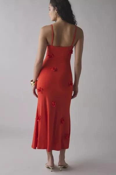 Bardot Bardot Lanae Floral Applique Slip Maxi Dress 4