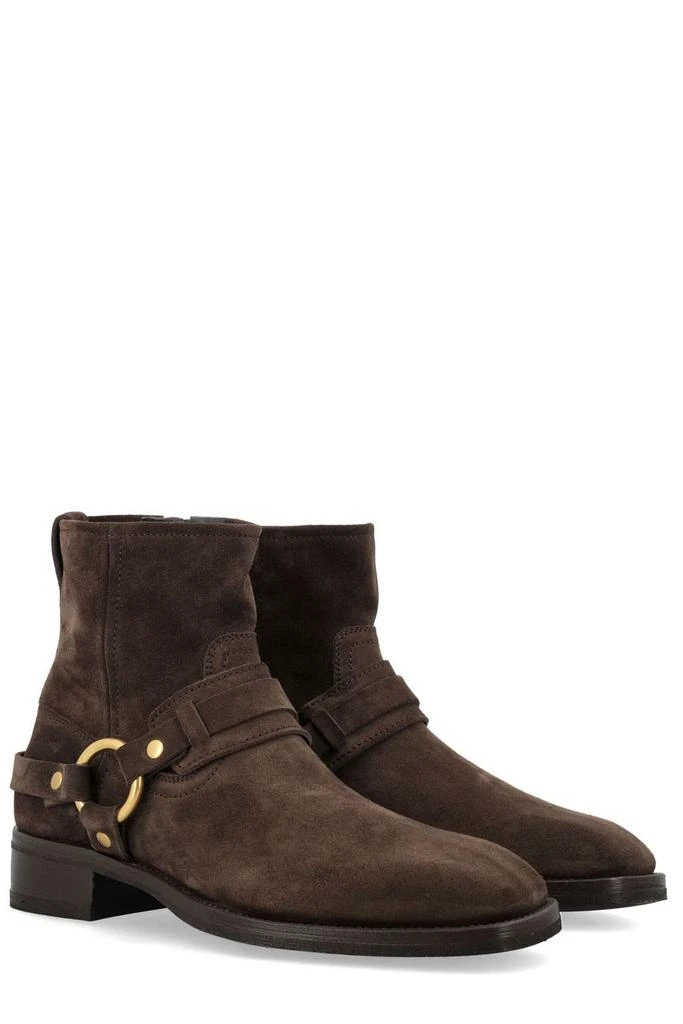 Tom Ford Tom Ford Round Toe Harness Detailed Boots 3