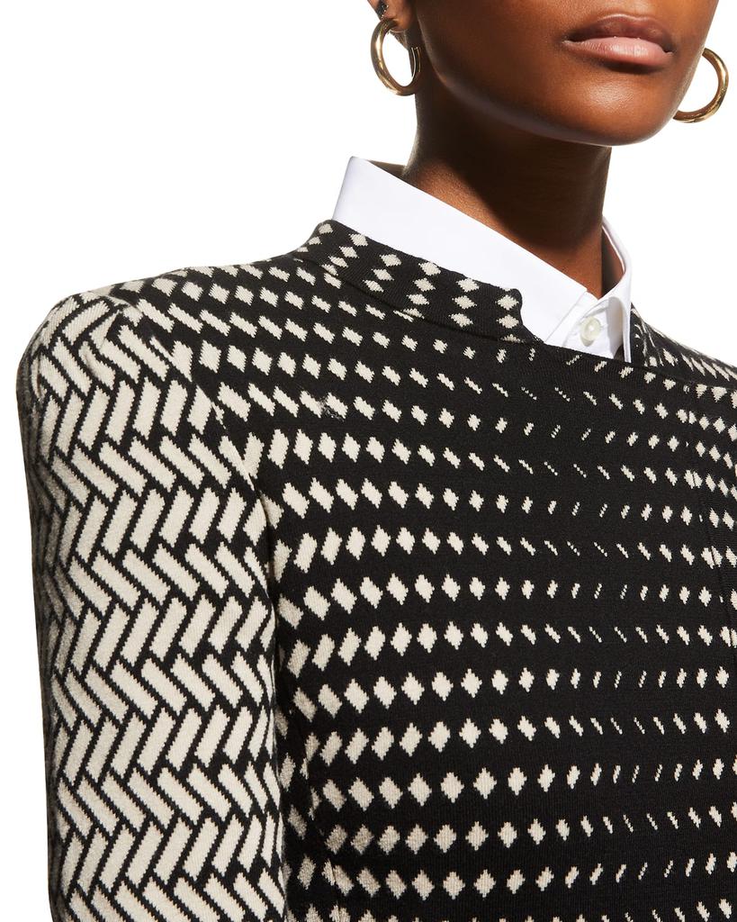 Emporio Armani Knit Jacket w/ Asymmetrical Overlap - Jackets