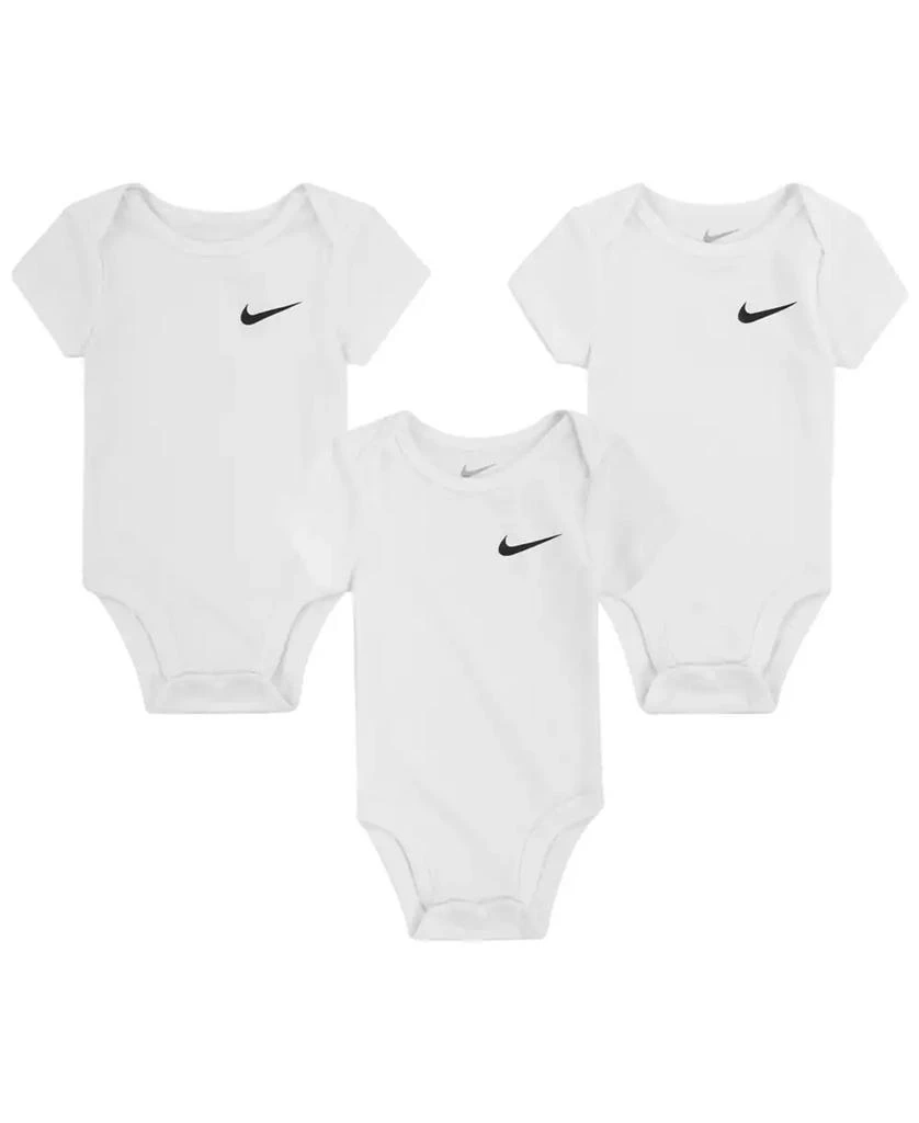 Nike Baby Boys or Baby Girls Mini Me Essential Bodysuits, Pack of 3 1