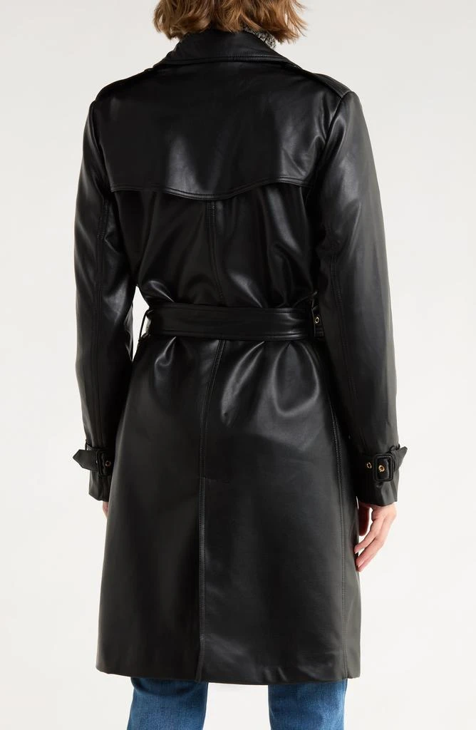 Jason Wu Double Breasted Faux Leather Trench Coat 2