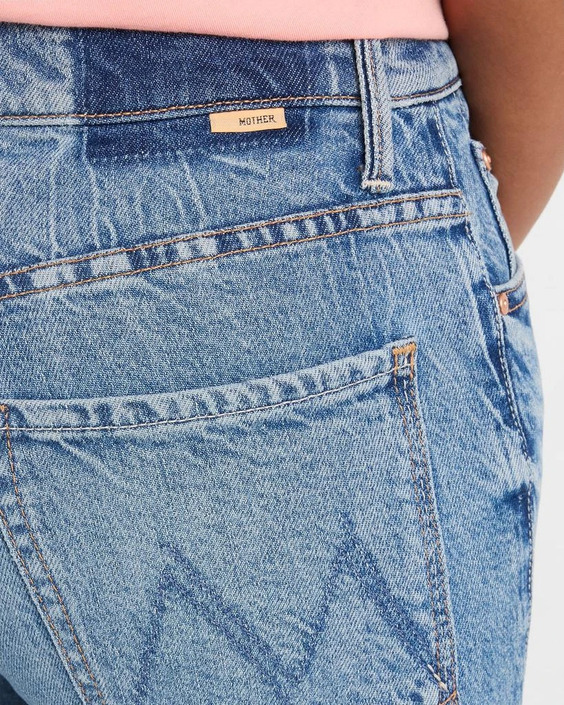 MOTHER Lil' Mid-Rise Tunnel Vision Sneak Jeans 5