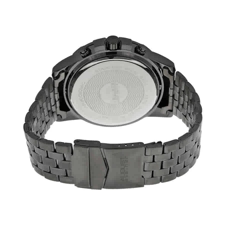 August Steiner Black Dial Black-plated Men's Watch AS8118BK 3