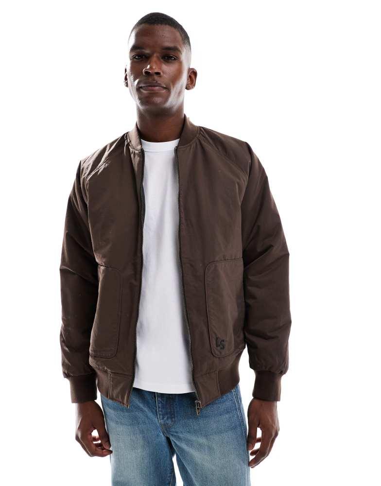 JS　ロウダウン 5'8 Levi's madera reversible souvenir bomber jacket in black – On Sale