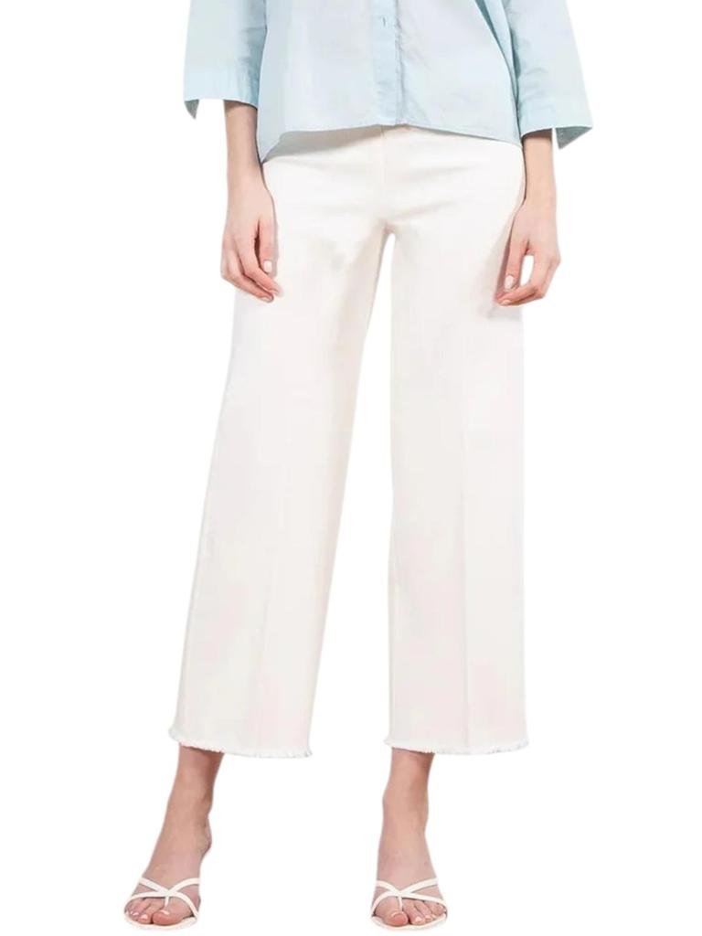 Avenue Montaigne Alex Pants In White Denim