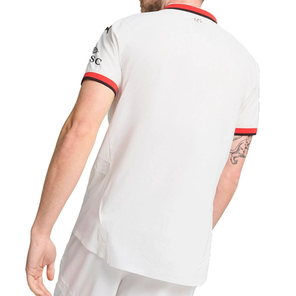 Puma AC Milan Away Authentic Collared Short Sleeve Soccer Jersey 2