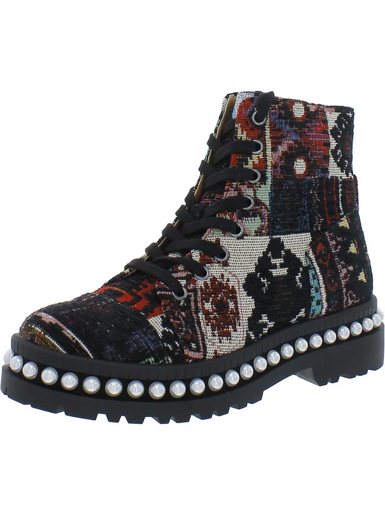 Jessica Simpson Eili Womens Zipper Glitter Ankle Boots 4