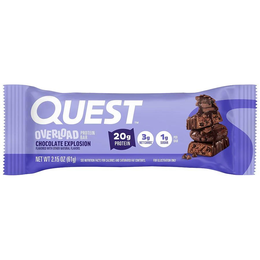 Quest Overload Protein Bar Chocolate Explosion