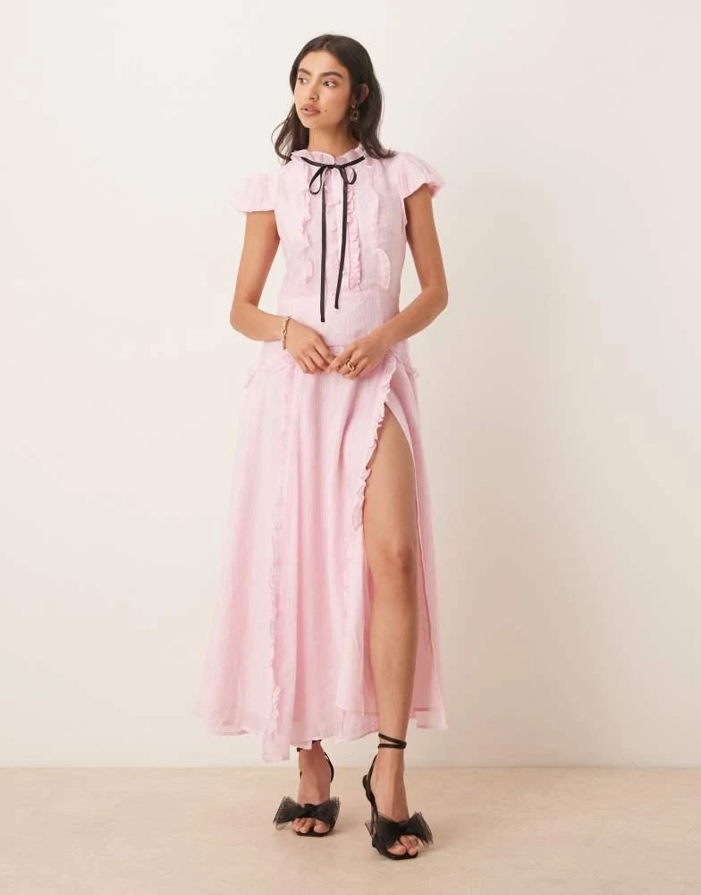 Sister Jane Sister Jane Primrose ruffle maxi dress in pale pink - Dresses &  Skirts - Free Shipping - BeyondStyle