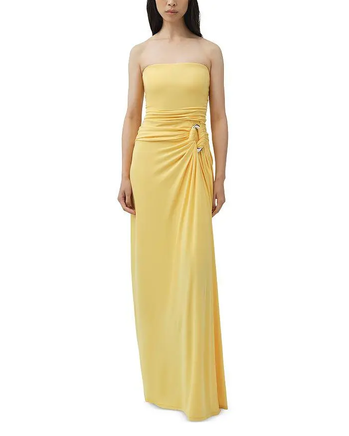 SIMKHAI Emma Sleeveless Bustier Gown