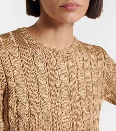 Ralph Lauren Cable-knit silk sweater 4