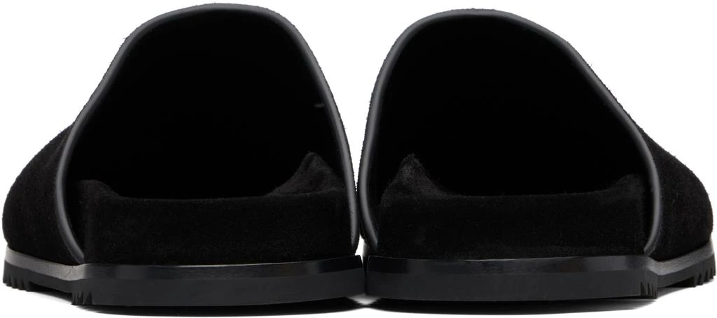 Rick Owens Black Concordians Granola Mule Loafers 2