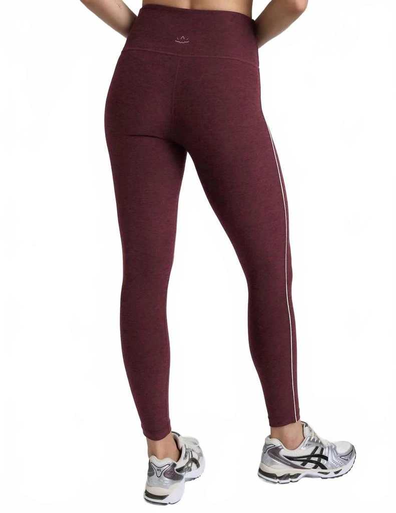 Beyond yoga Women
s Spacedye Ready Midi Legging In Midnight Burgundy Heather 2