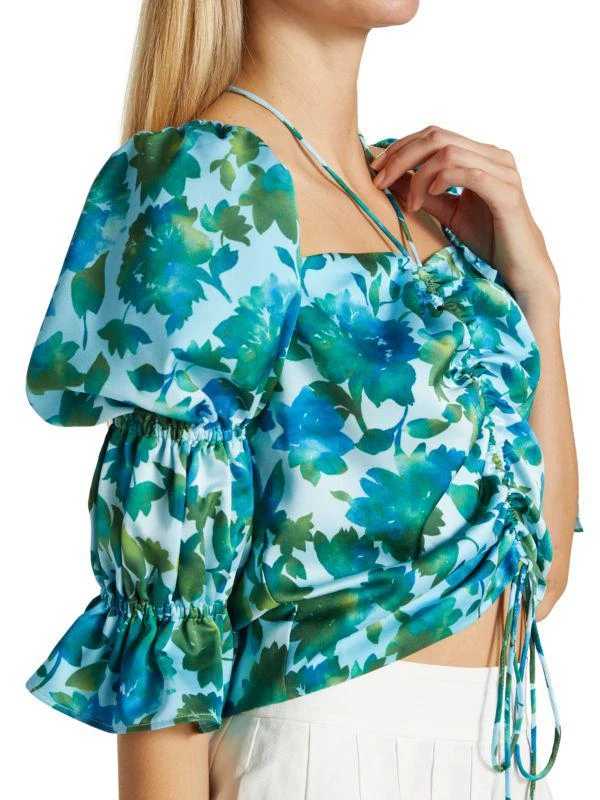 AMUR Raveena Puff-Sleeve Top 4