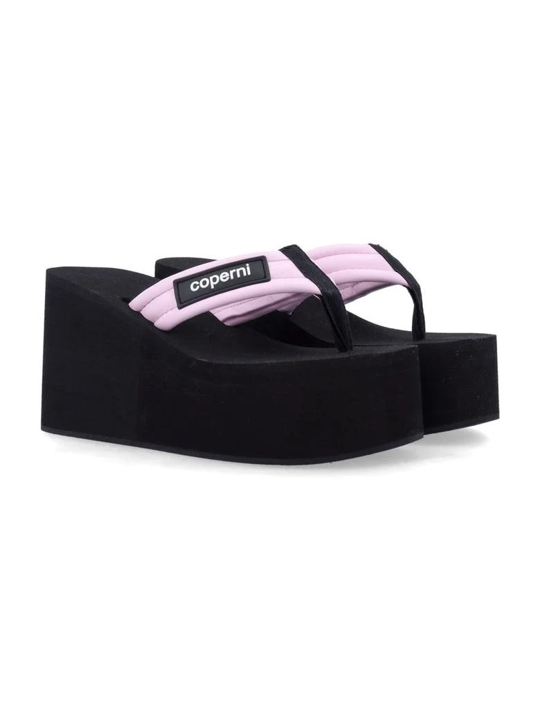 COPERNI Coperni Branded Wedge Thong Sandal 2