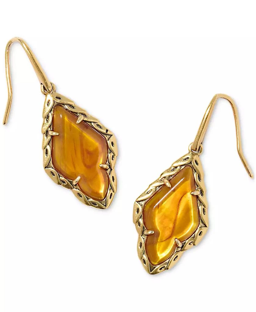 Kendra Scott Glass and Mother of Pearl Metal-Tone Drop Earrings