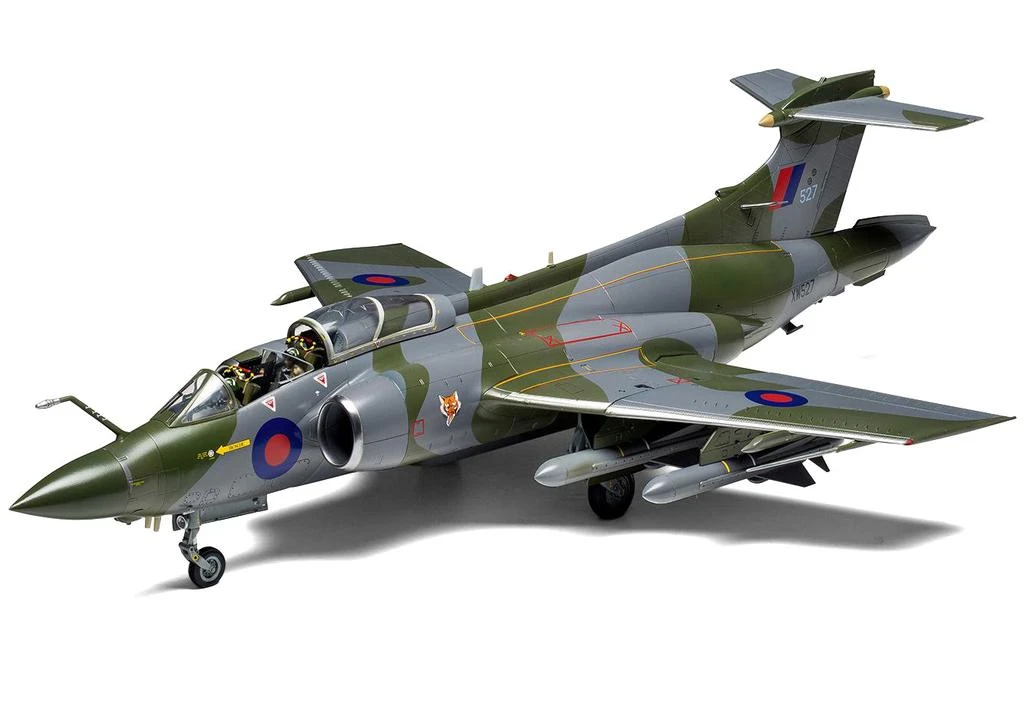 Airfix Level 4 Model Kit Blackburn Buccaneer S.2B Aircraft with 3 Scheme Options 1/48 Plastic Model Kit by 1
