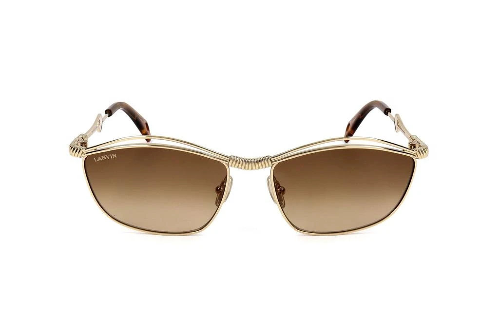 Shop Lanvin Rectangle Frame Sunglasses on Sale at  display picture 2
