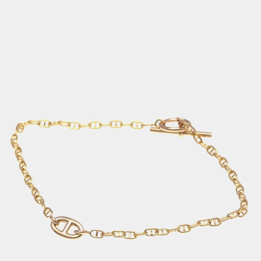 Hermes Hermes Chaine D
ancre Farandole 18K Rose Gold Charm Bracelet