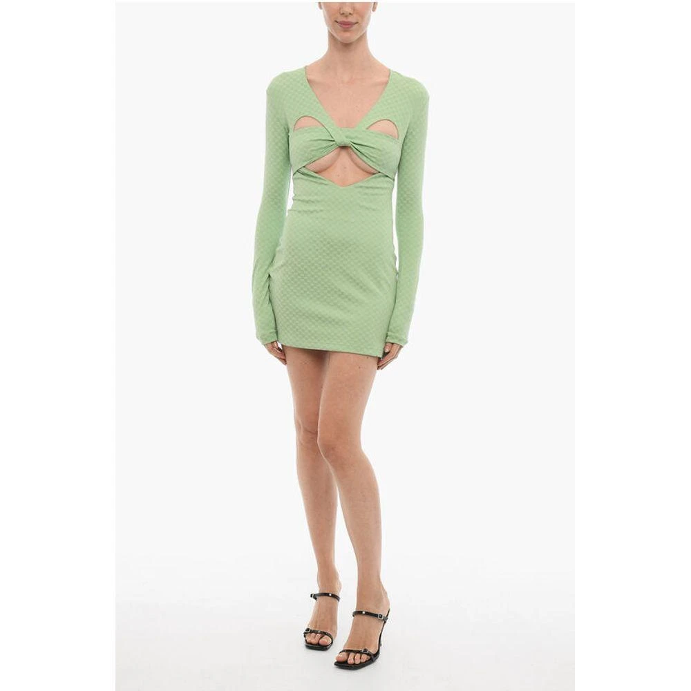 Ambush Ambush Long Sleeved Mini Dress with Cut-Out Women's Details 1