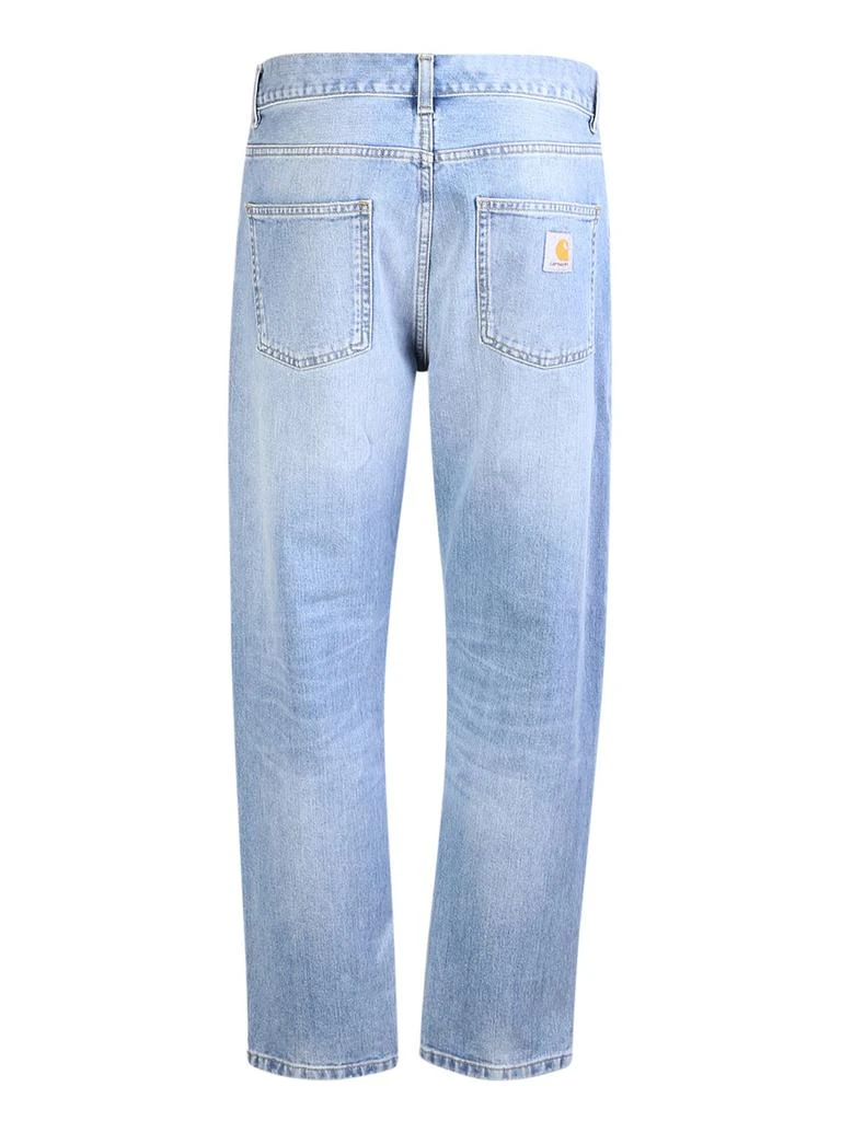 Carhartt WIP Carhartt WIP Newel Logo-Patch Straight-Leg Jeans 2