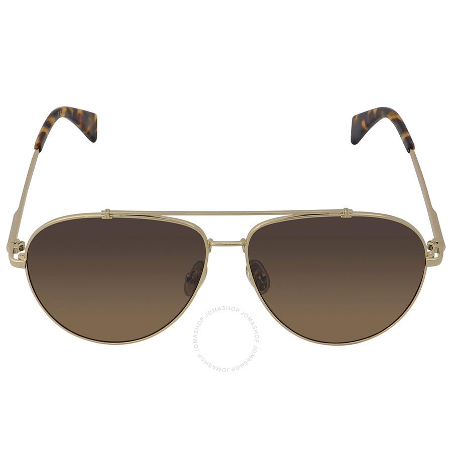 Lanvin Brown Gradient Pilot Unisex Sunglasses LNV113S 740 61