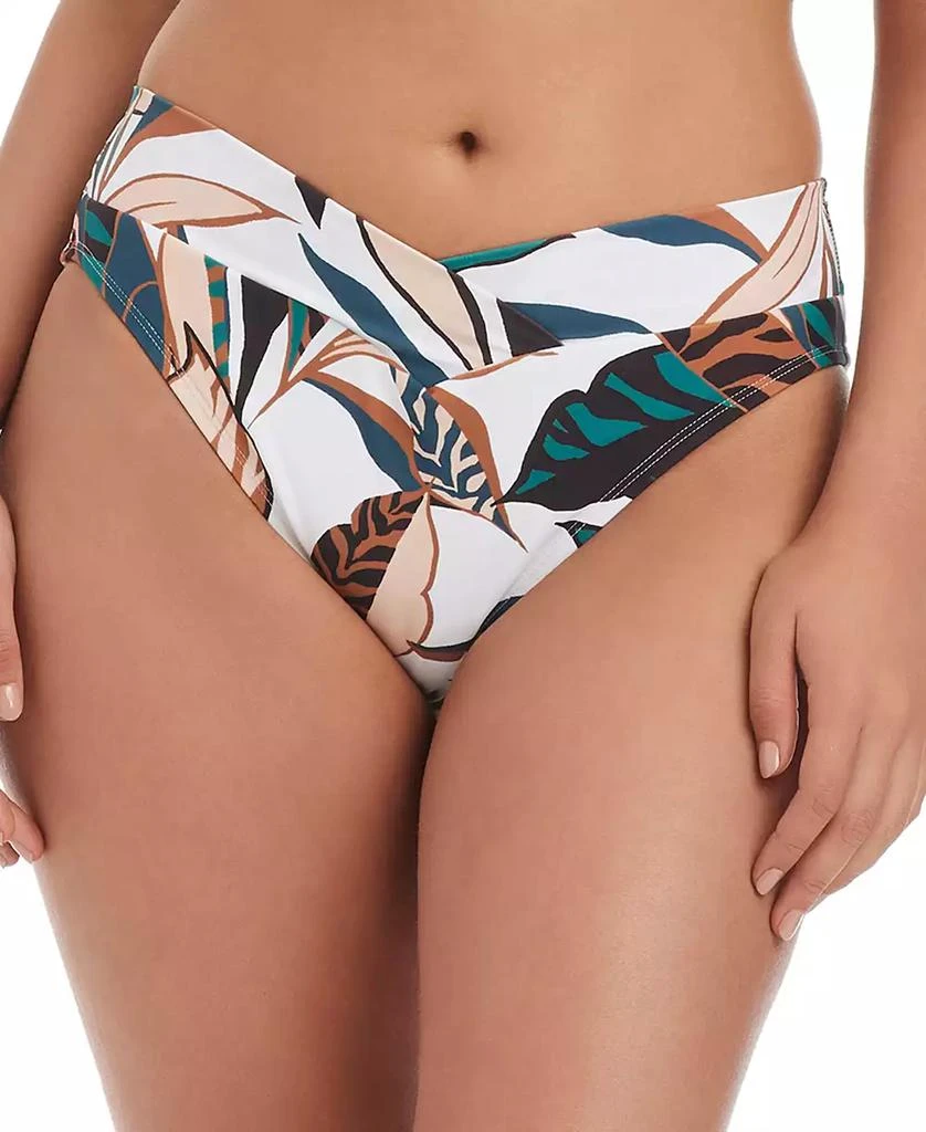 Bar III Women's Safari Chic V-Waist High-Leg Swim Hipster Bottoms, Macy's Exclusive 1