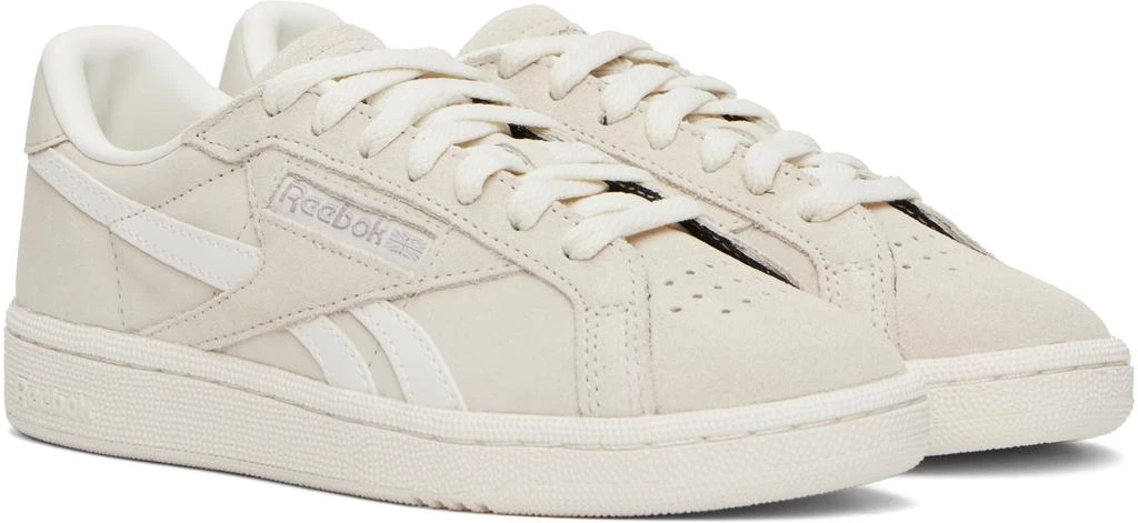 Reebok Taupe Club C Grounds UK Sneakers 4