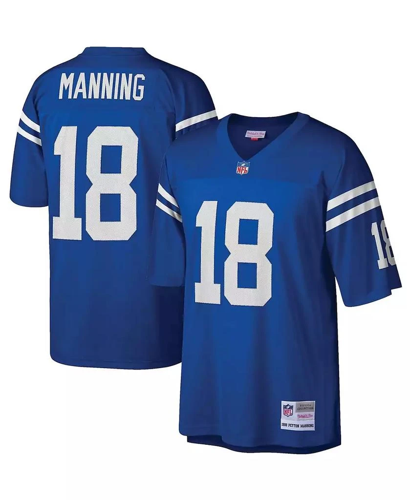 Mitchell and Ness Men's Peyton Manning Royal Indianapolis Colts Legacy Replica Jersey 1