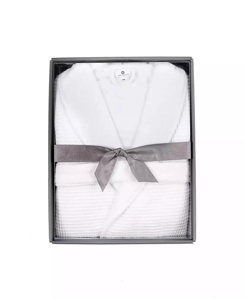 Hotel Collection Cotton Boxed Waffle Textured Bath Robe, Exclusively at Macy’s