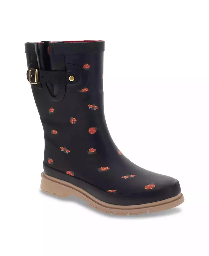 Western Chief Women's Lucky Ladybug Mid Rain Boot 2
