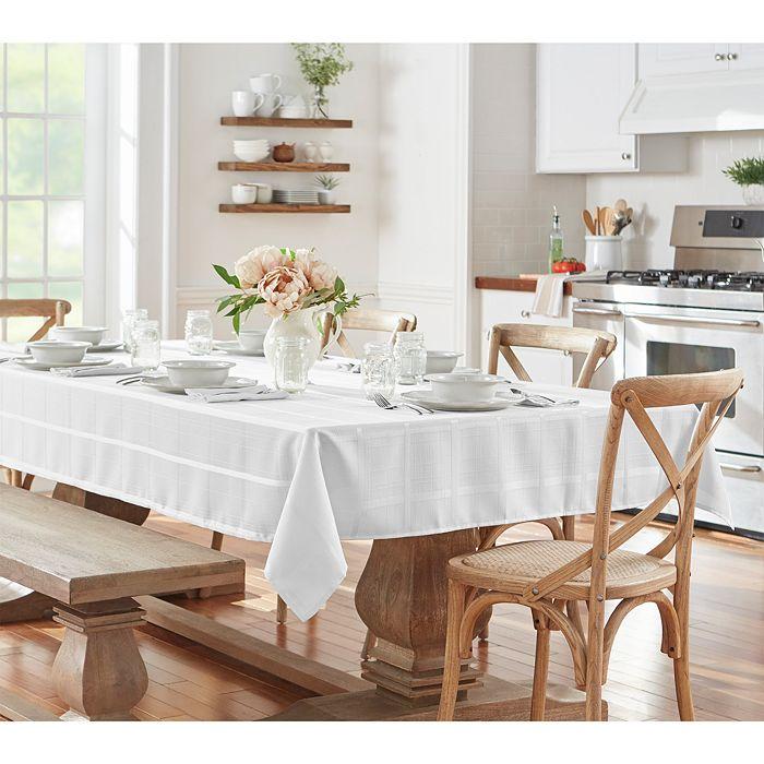Elrene Home Fashions Elrene Elegance Plaid Jacquard Tablecloth, 60" x 84"