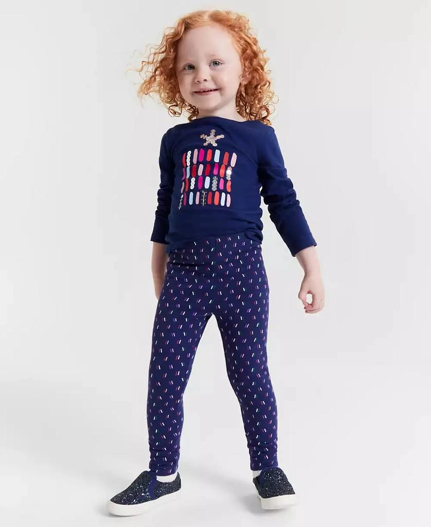 Epic Threads Toddler Girls Festive Sprinkle-Print Leggings, Created for Macy's 1