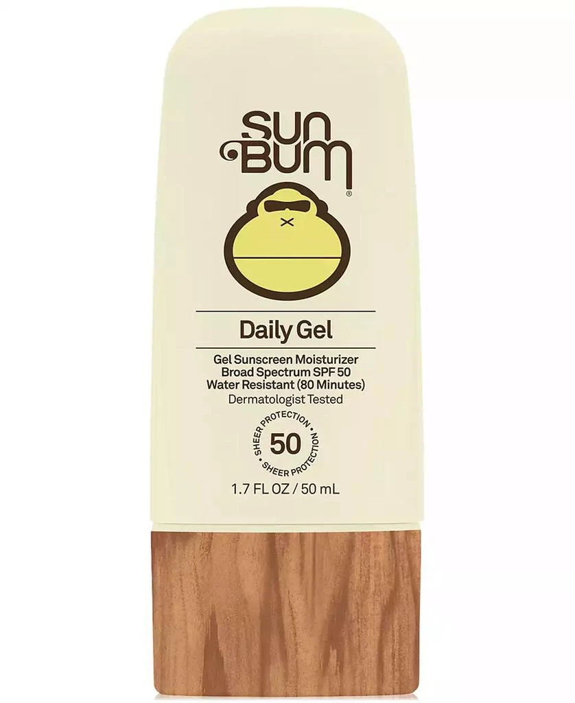 Sun Bum Daily Face Gel Sunscreen Moisturizer SPF 50, 1.7 oz. 1
