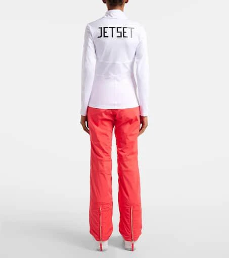 Jet Set Ginger half-zip ski top 3