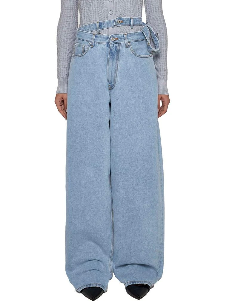 Y/Project Y/Project Logo Patch Double Waist Jeans 2