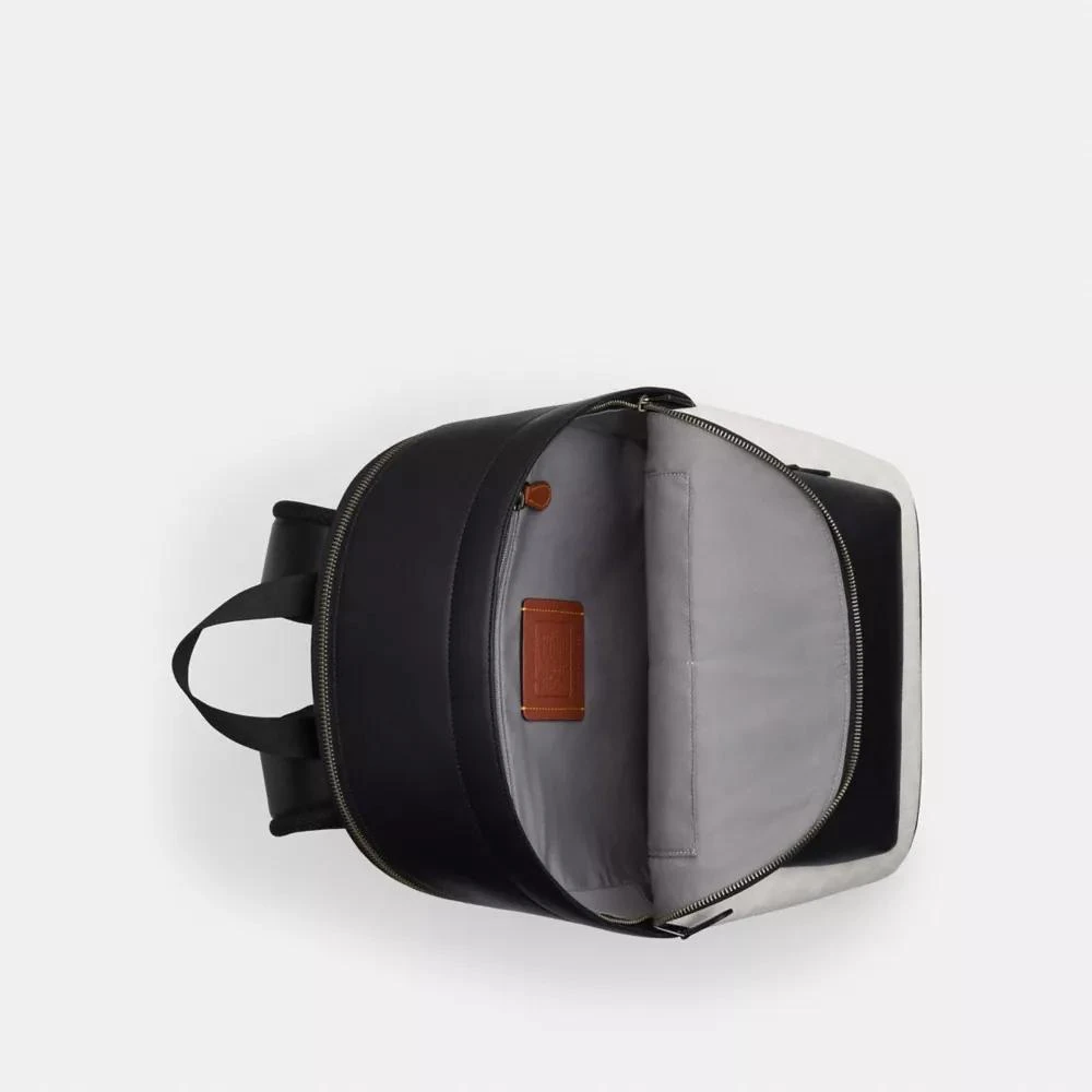 Coach West Backpack In Signature Canvas 4