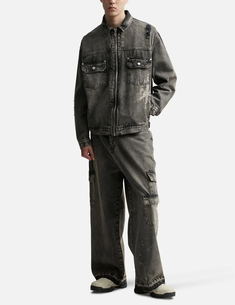 PIET PIET x Oakley Distressed Denim Jacket 5