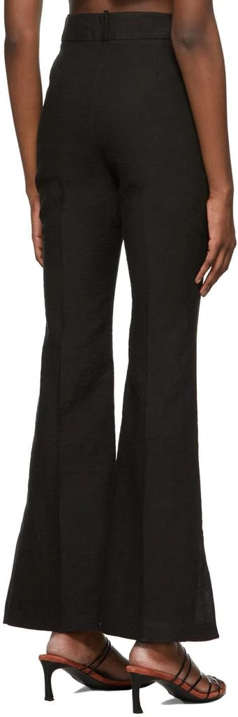 Yuzefi Black Flared Trousers 3