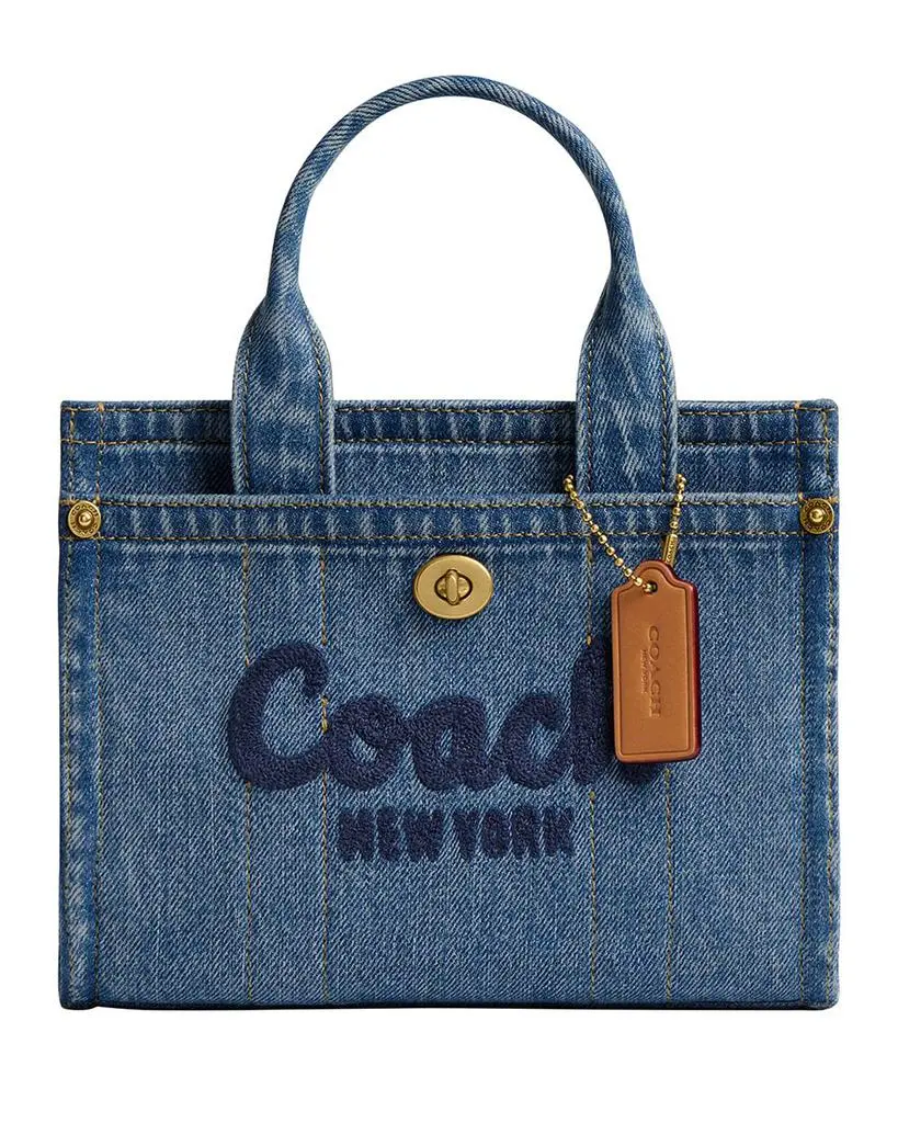 Coach Mini Cargo Denim Tote Bag