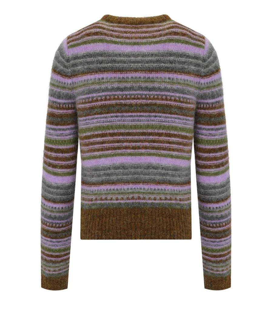 Ganni Ganni Multicolor Striped Cardigan 2