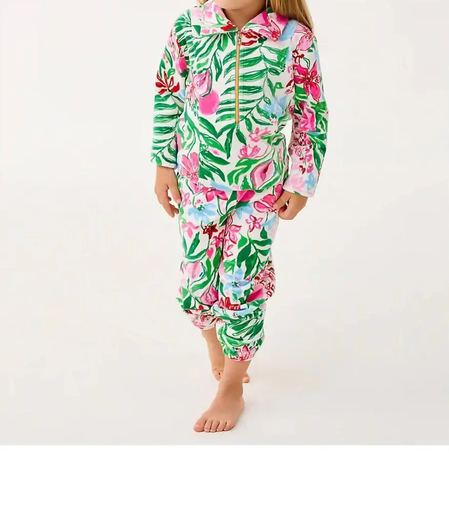 Lilly Pulitzer Lilly Pulitzer - Girls Mini Mallie Velour Pant