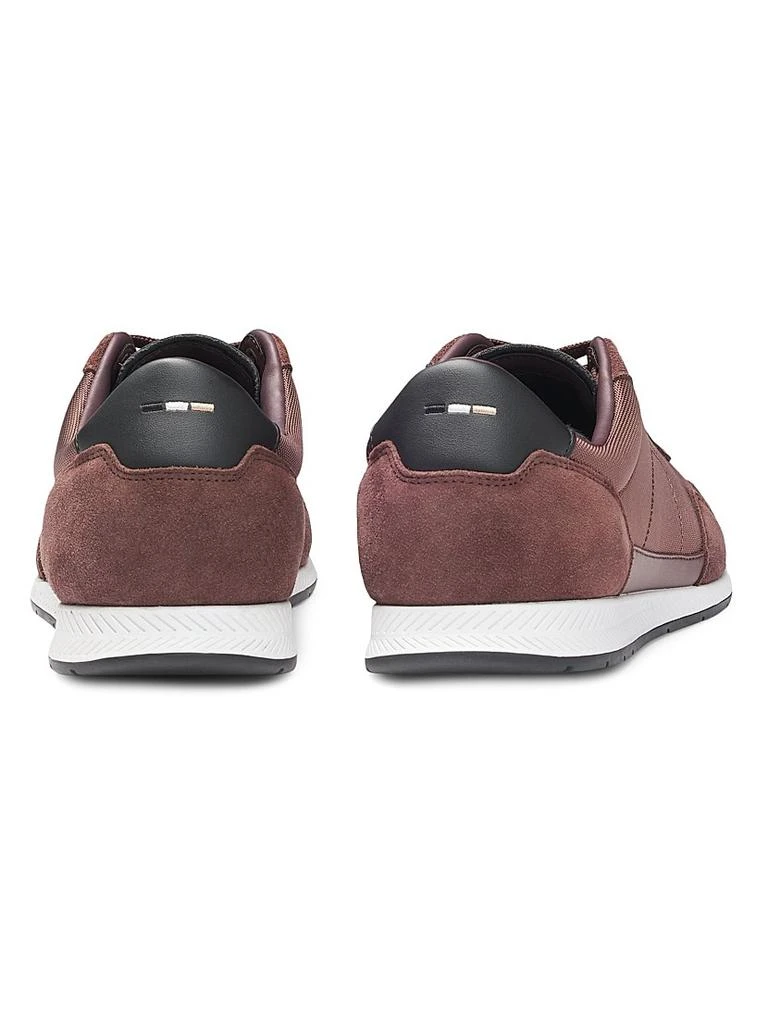 Hugo Boss Mixed-Material Lace-Up Trainer Sneakers 3