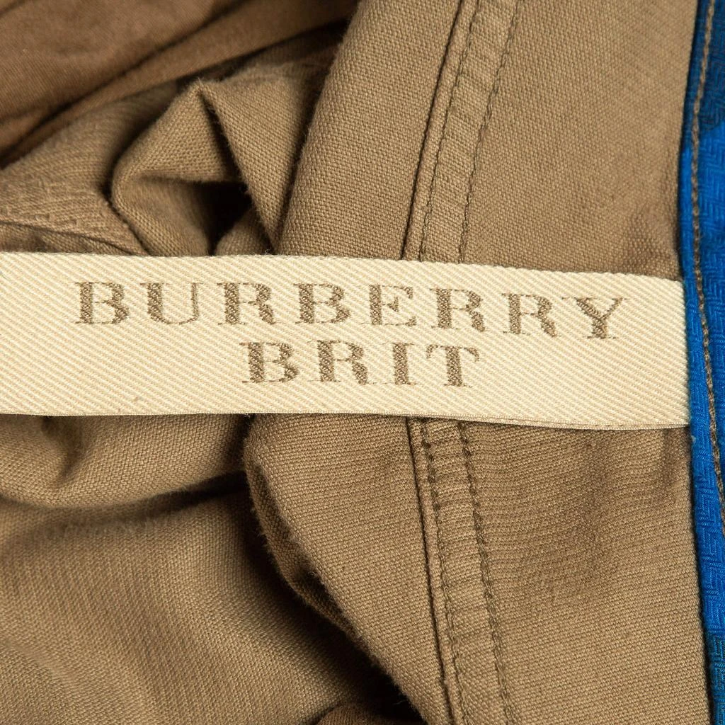 Burberry Burberry Brit Brown Corduroy Straight Leg Pants L 5